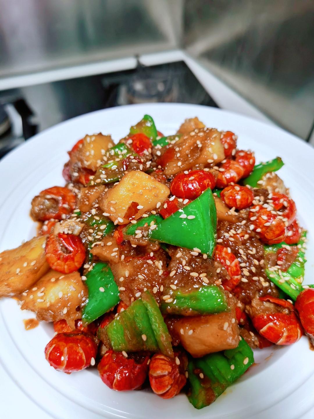 极简版蒜香龙虾尾