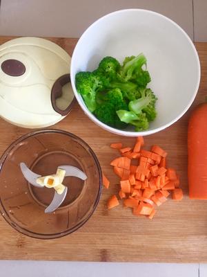 宝宝餐蔬菜瘦肉粥的做法 步骤2