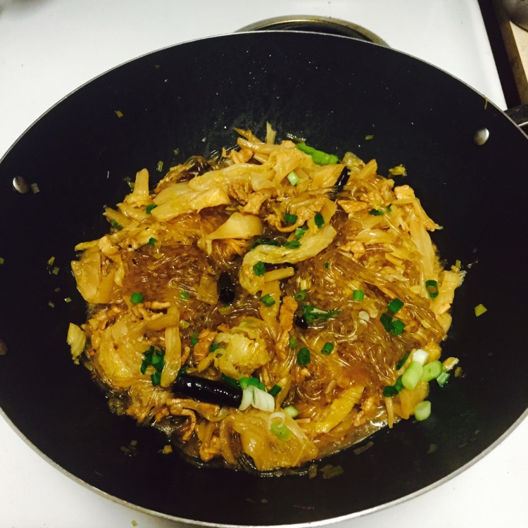 酸菜炒粉条