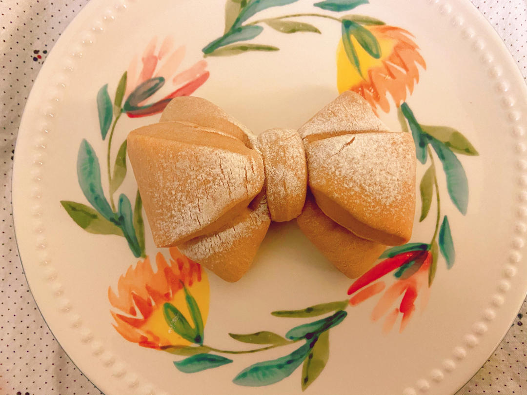 火龙果蝴蝶结面包（一次发酵）