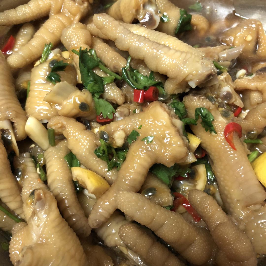 柠檬🍋酸辣百香果鸡爪