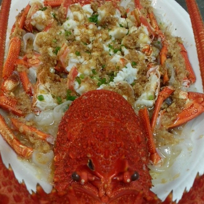 蒜蓉龙虾蒸粉丝