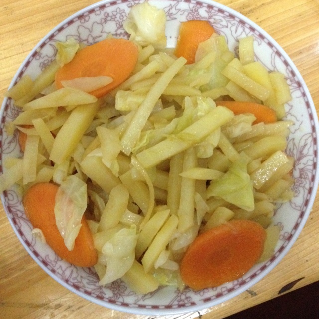 土豆炒包心菜