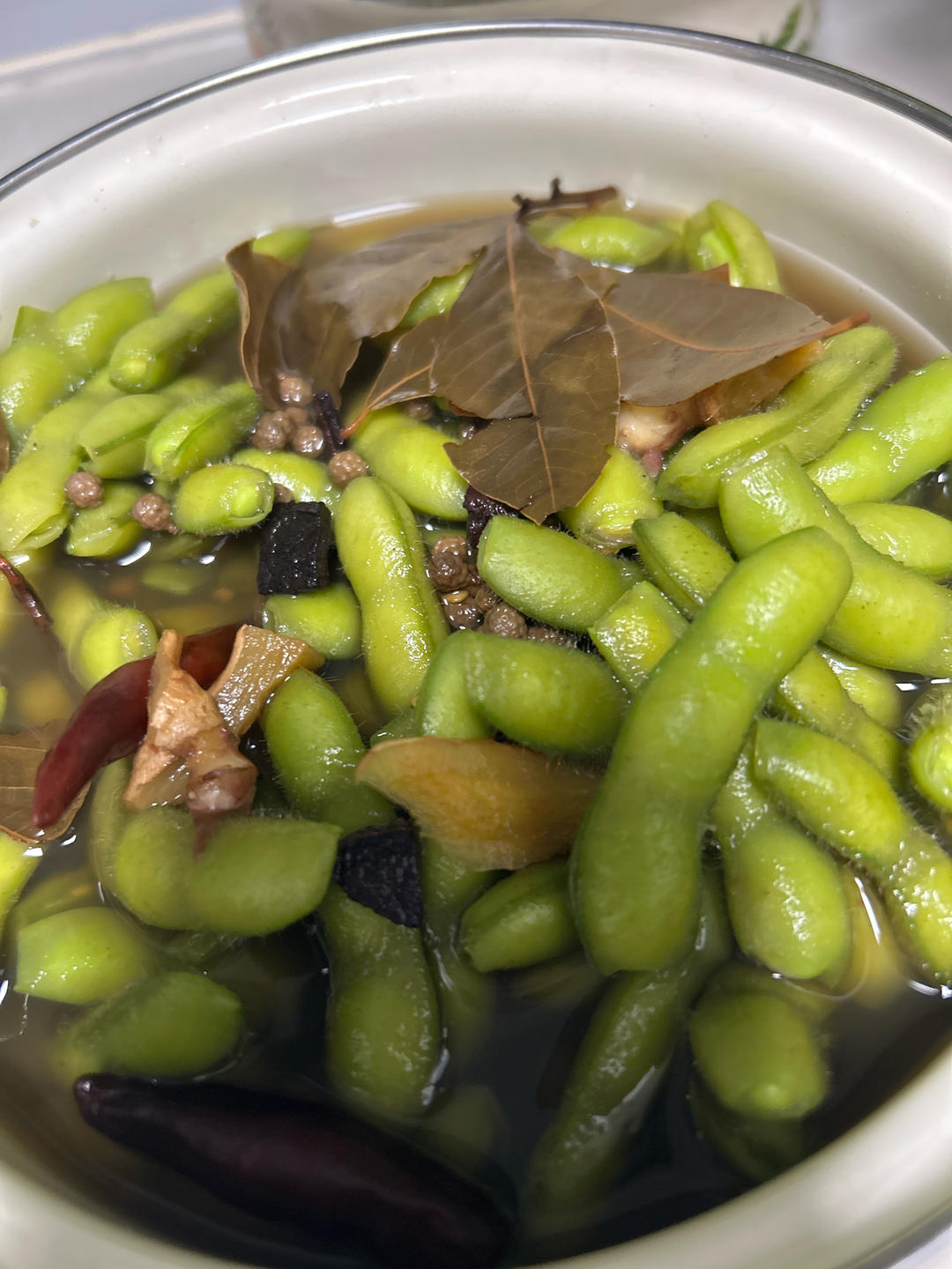 水煮毛豆（饭店口味）