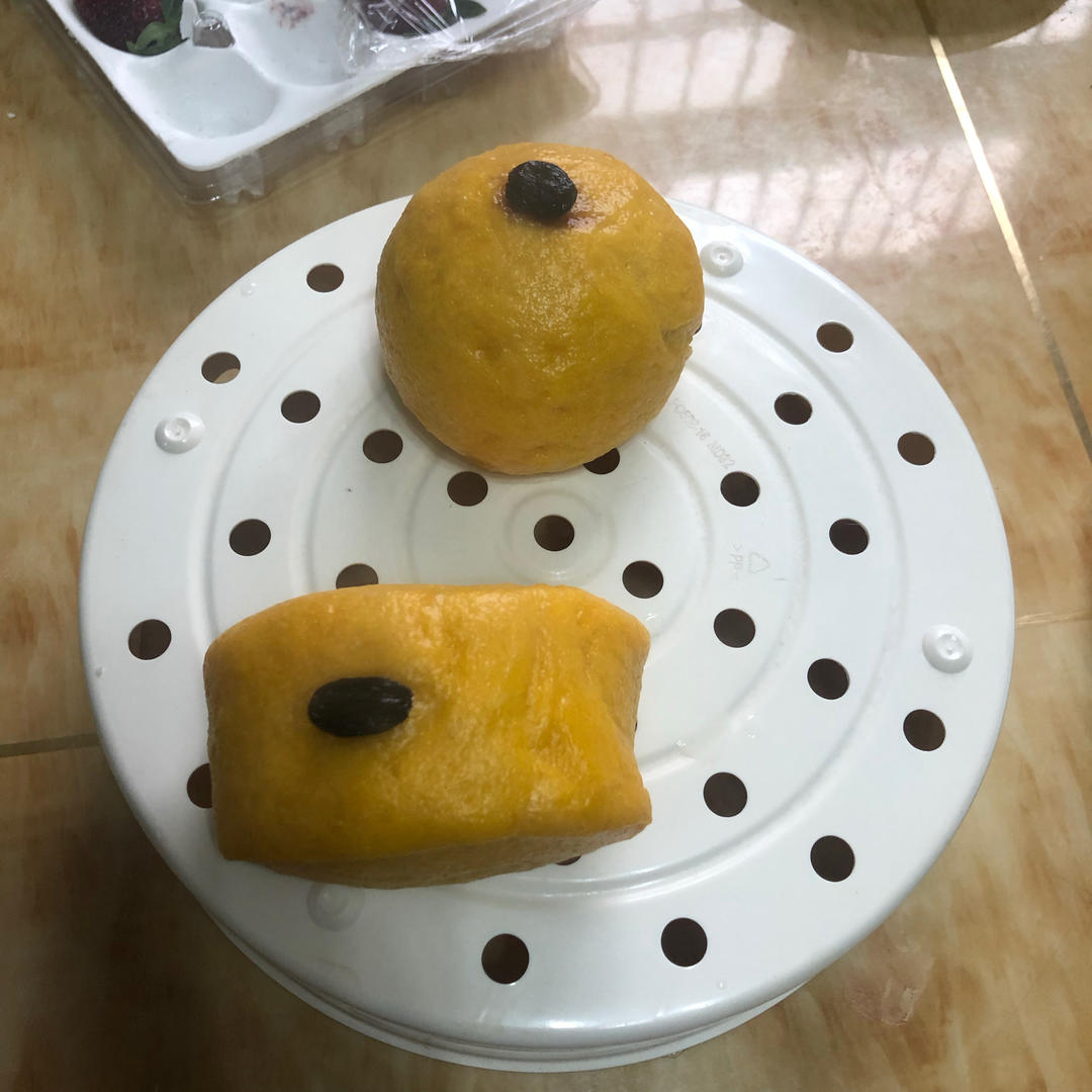 不加1滴水的南瓜发面饼
