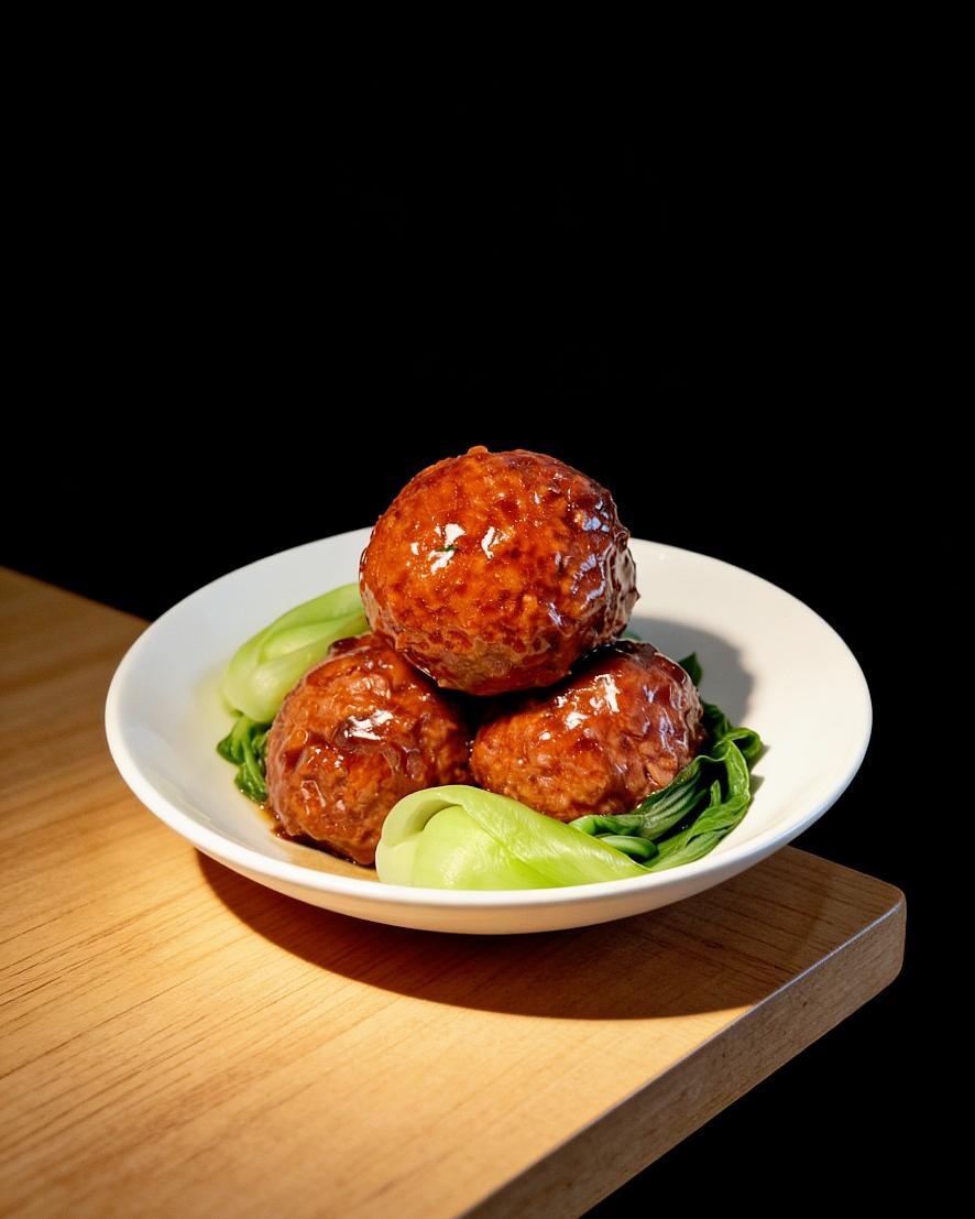 家常红烧狮子头｜大肉圆〔淮扬名菜〕