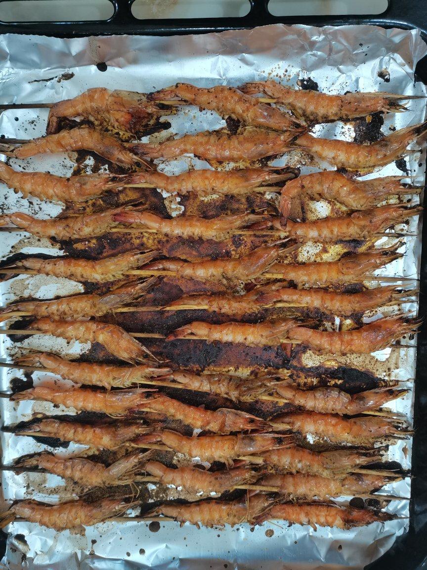 老人孩子都爱吃的烤箱烤虾