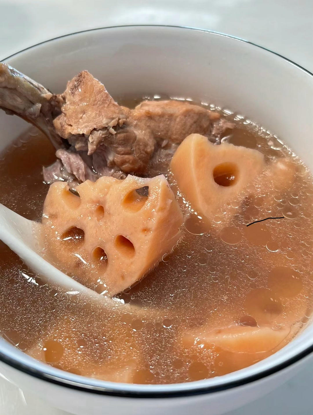 🥜莲藕炖排骨汤
