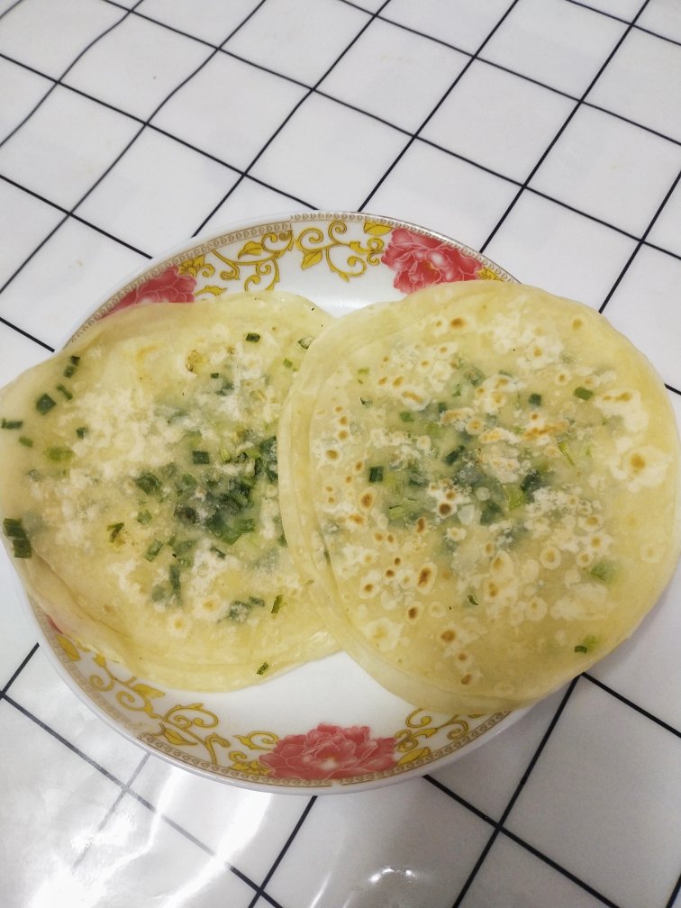 葱油饼（饺子皮版）