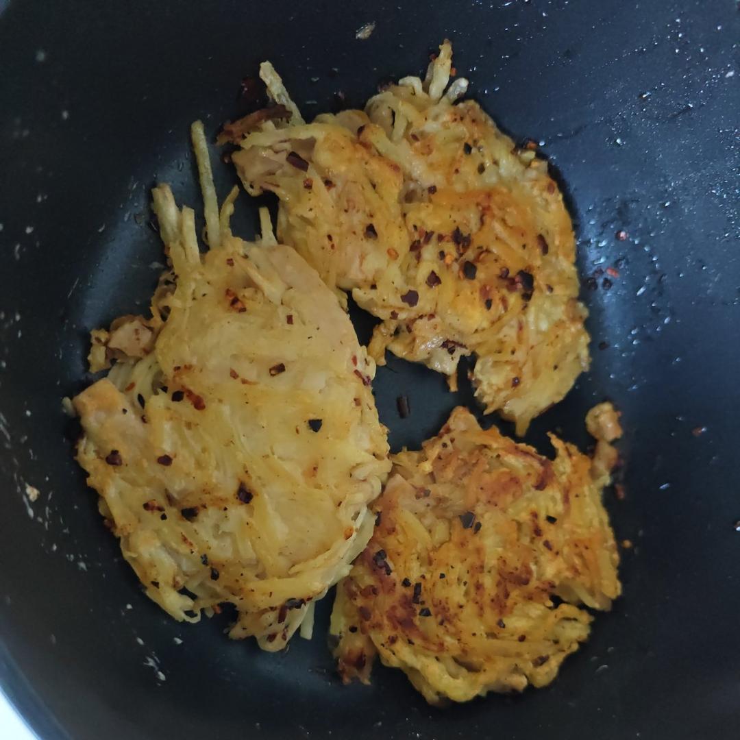 免揉面好吃到爆土豆火腿饼