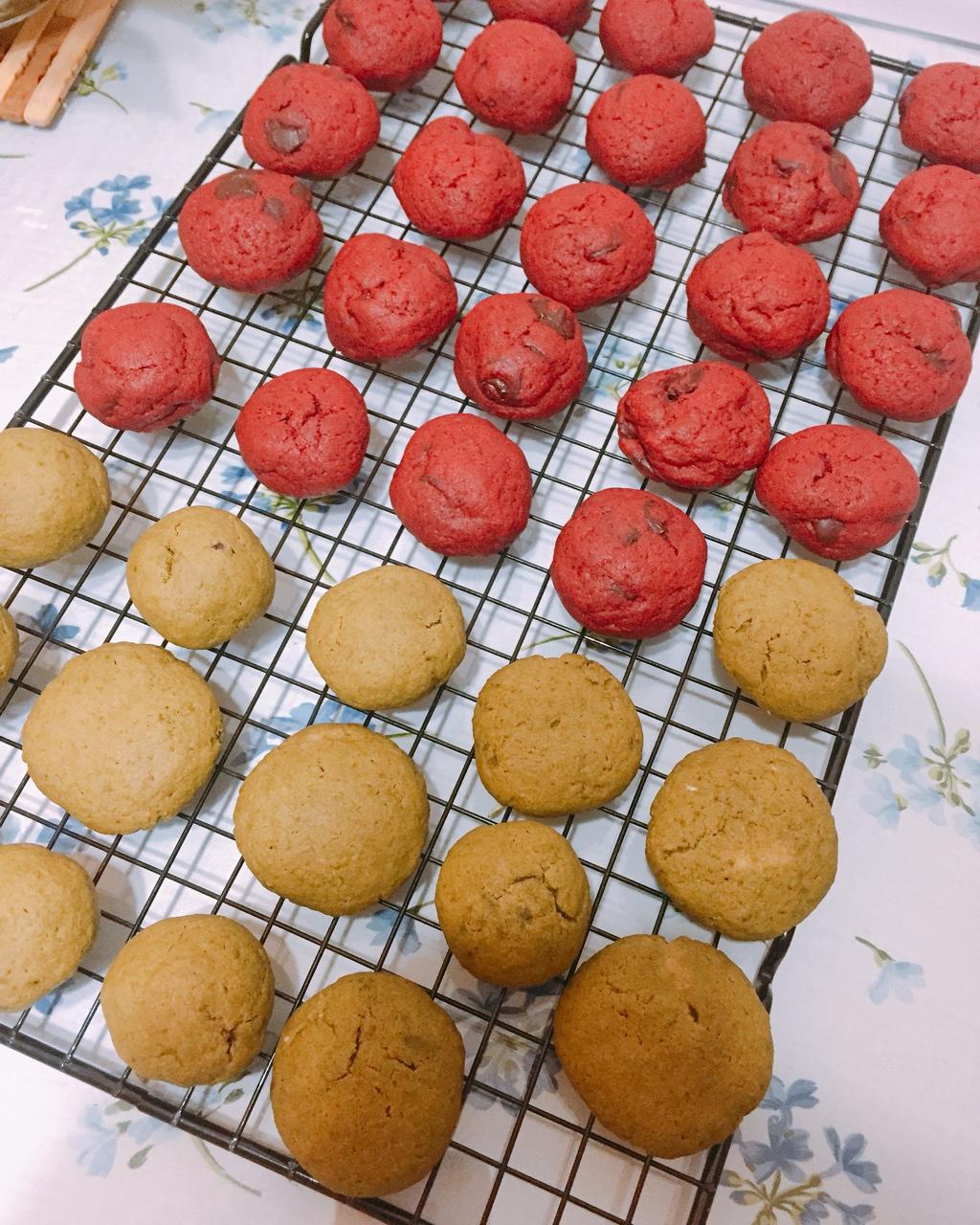红丝绒可可块软cookie---Meggle黄油试用