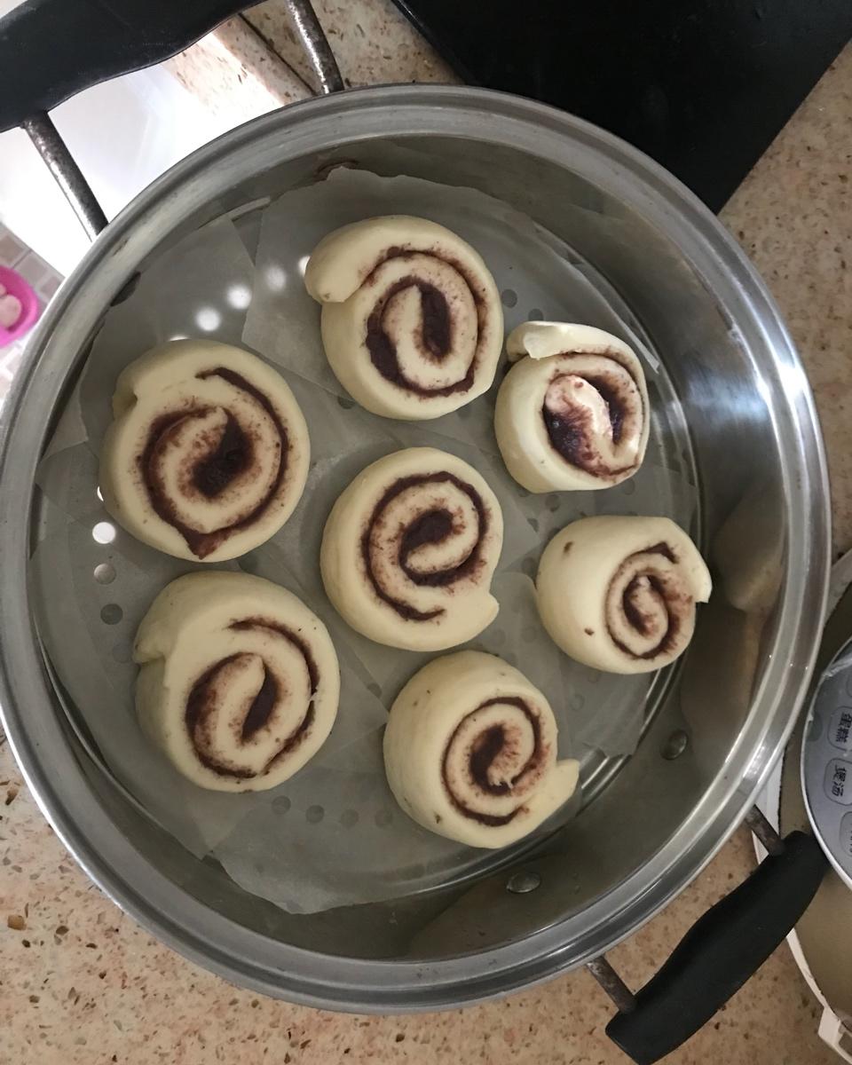 红豆沙馒头卷