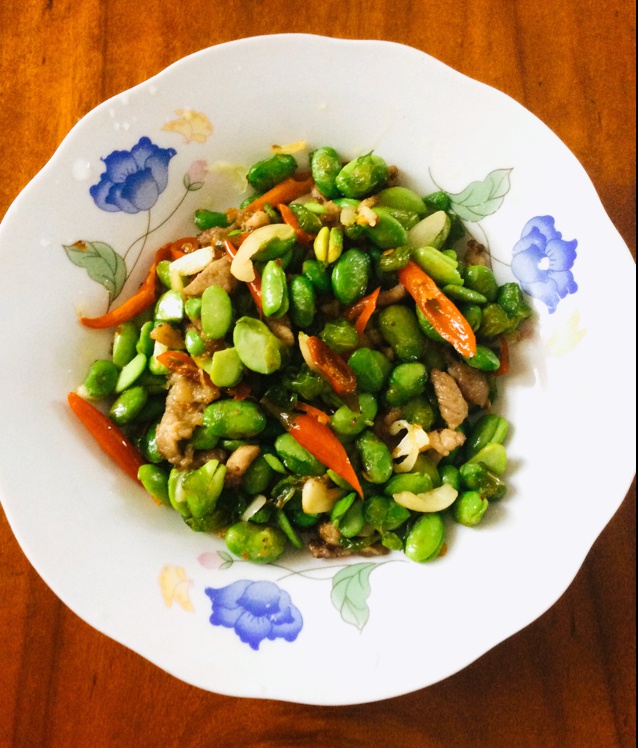 下饭菜 肉末毛豆
