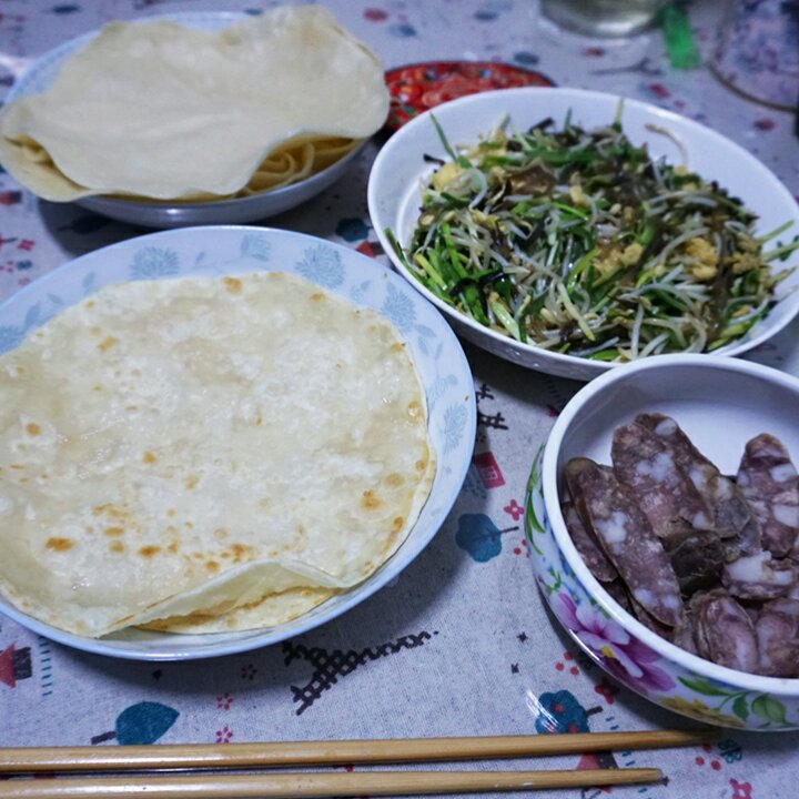 立春 . 炒合菜&春饼
