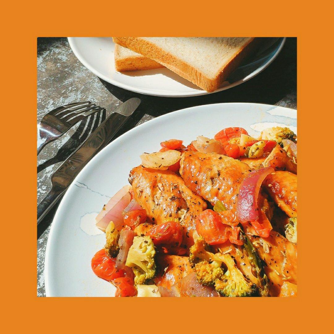 香醋烤鸡胸丨健康·三餐