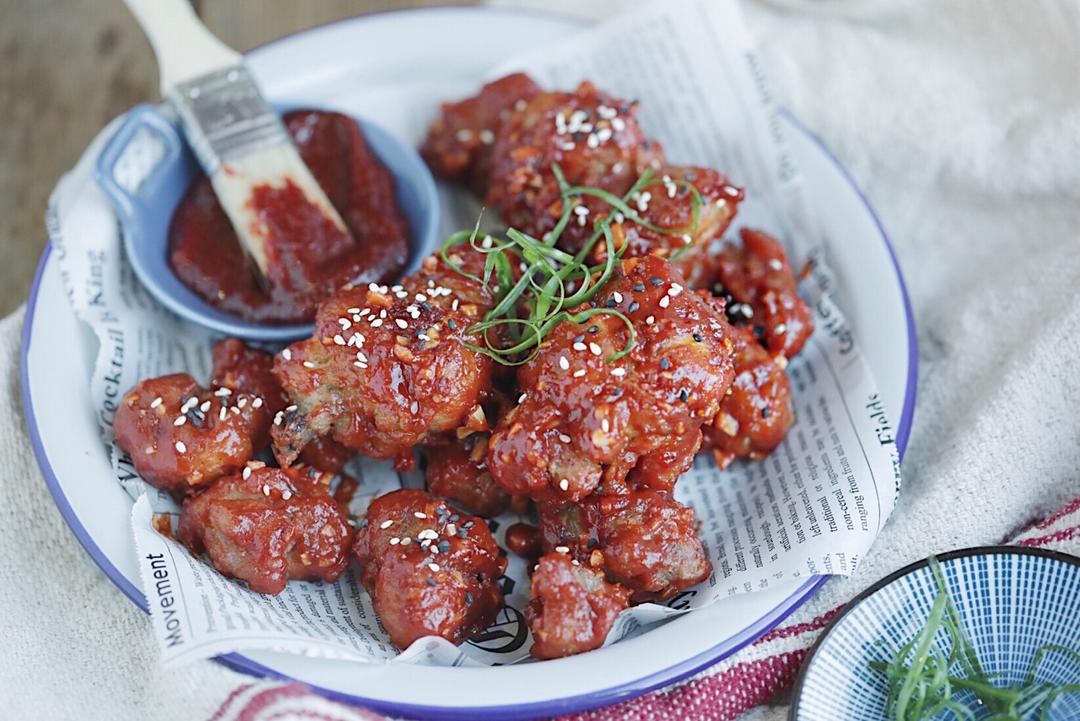 厨房小白也可以学会的韩式甜辣炸鸡🍗外酥里嫩❗️