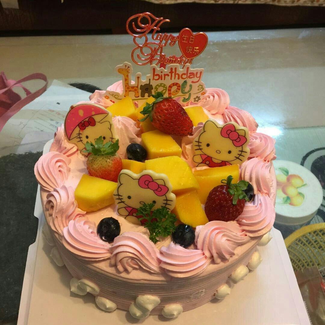 分享作品 2017年12月10日                      这是我做的生日蛋 