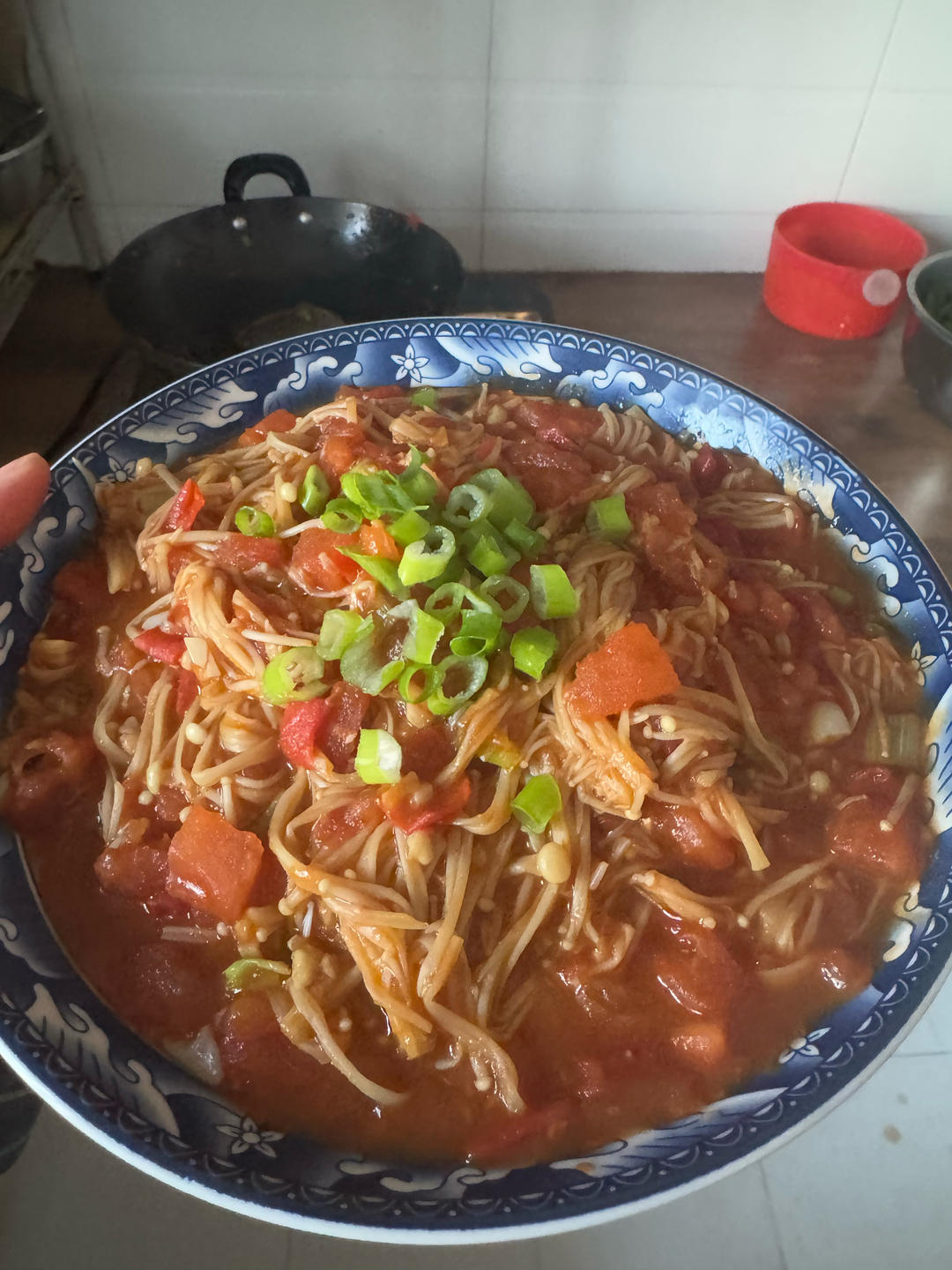 低脂低卡～营养又下饭的番茄金针菇