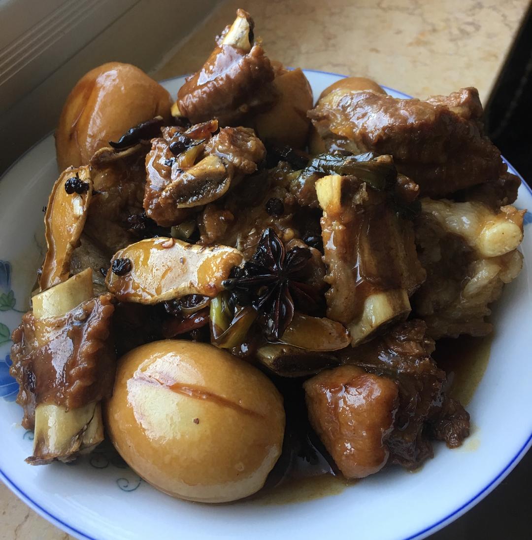 啤酒卤蛋烧排骨