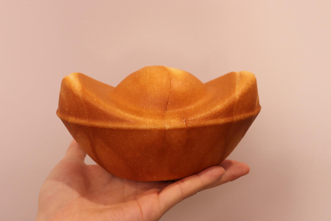 可以吃的元宝，双倍南瓜元宝吐司