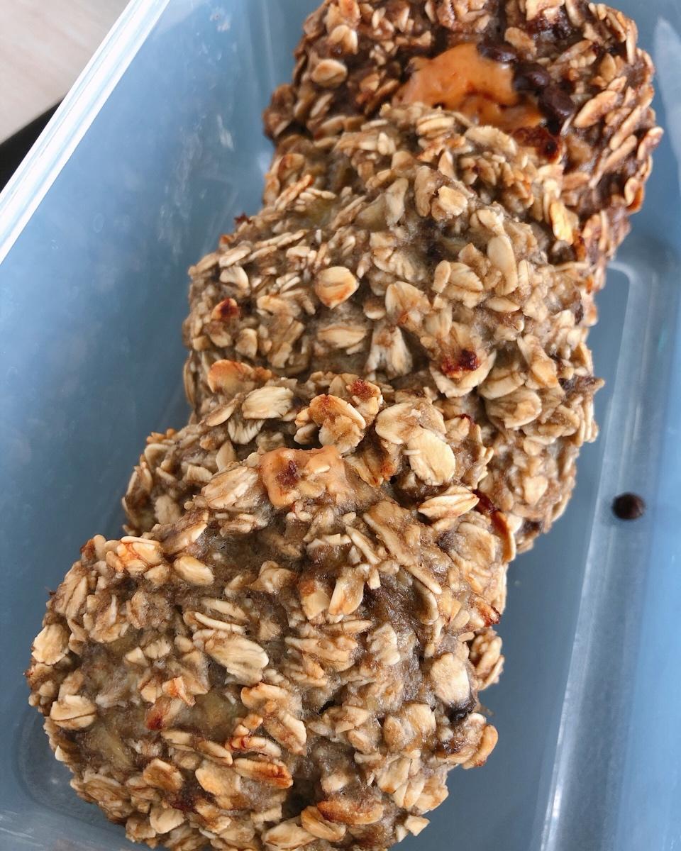 超简单香蕉燕麦饼