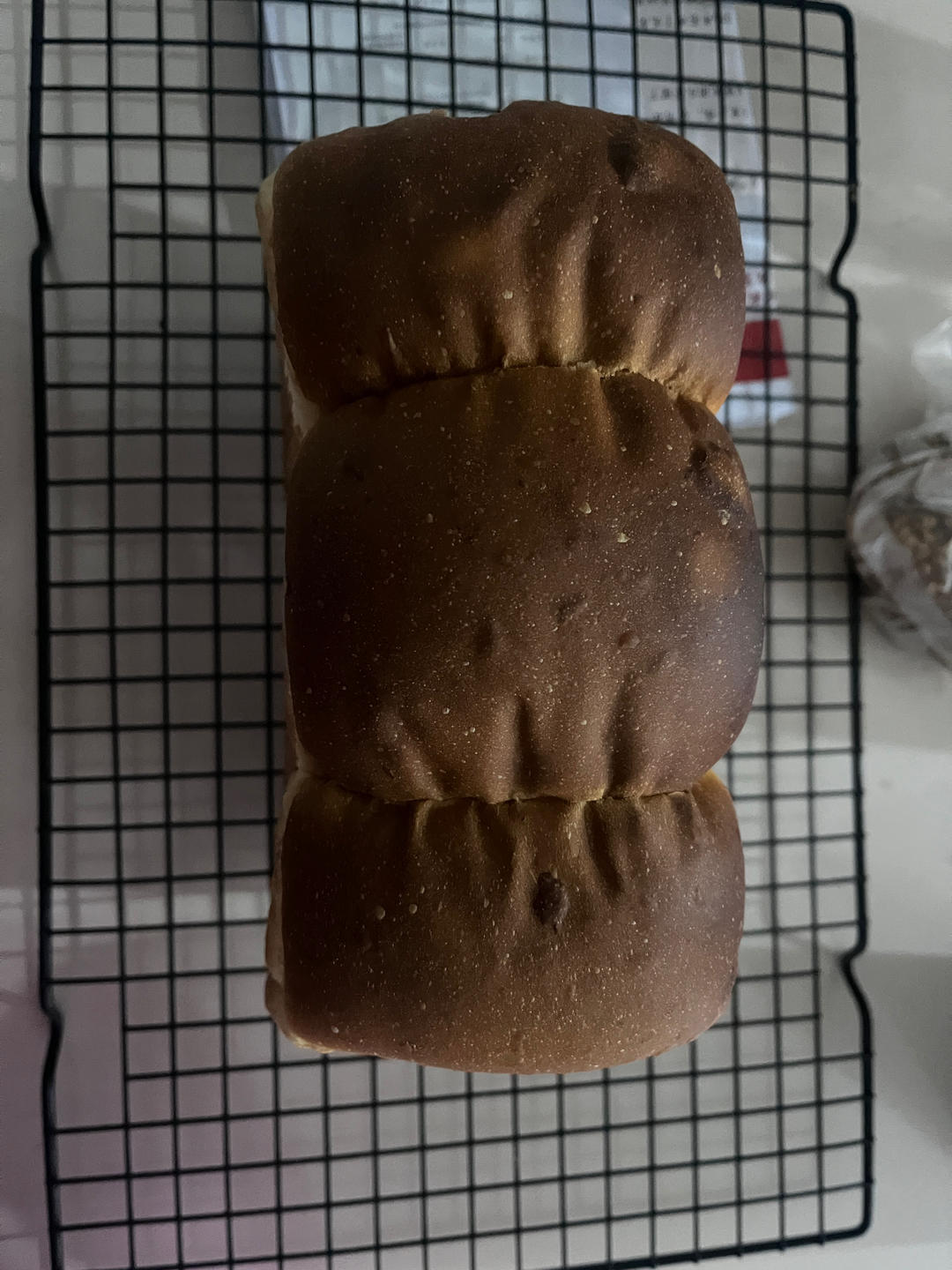 超柔软一发‼️奶香葡萄干手撕吐司『松软拉丝』