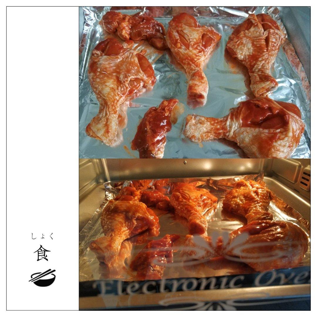 烤箱版烤鸡腿