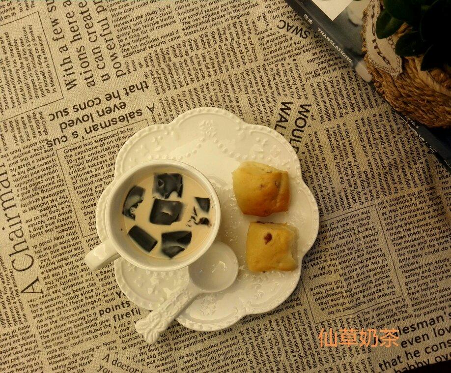 烧仙草蜜红豆奶茶