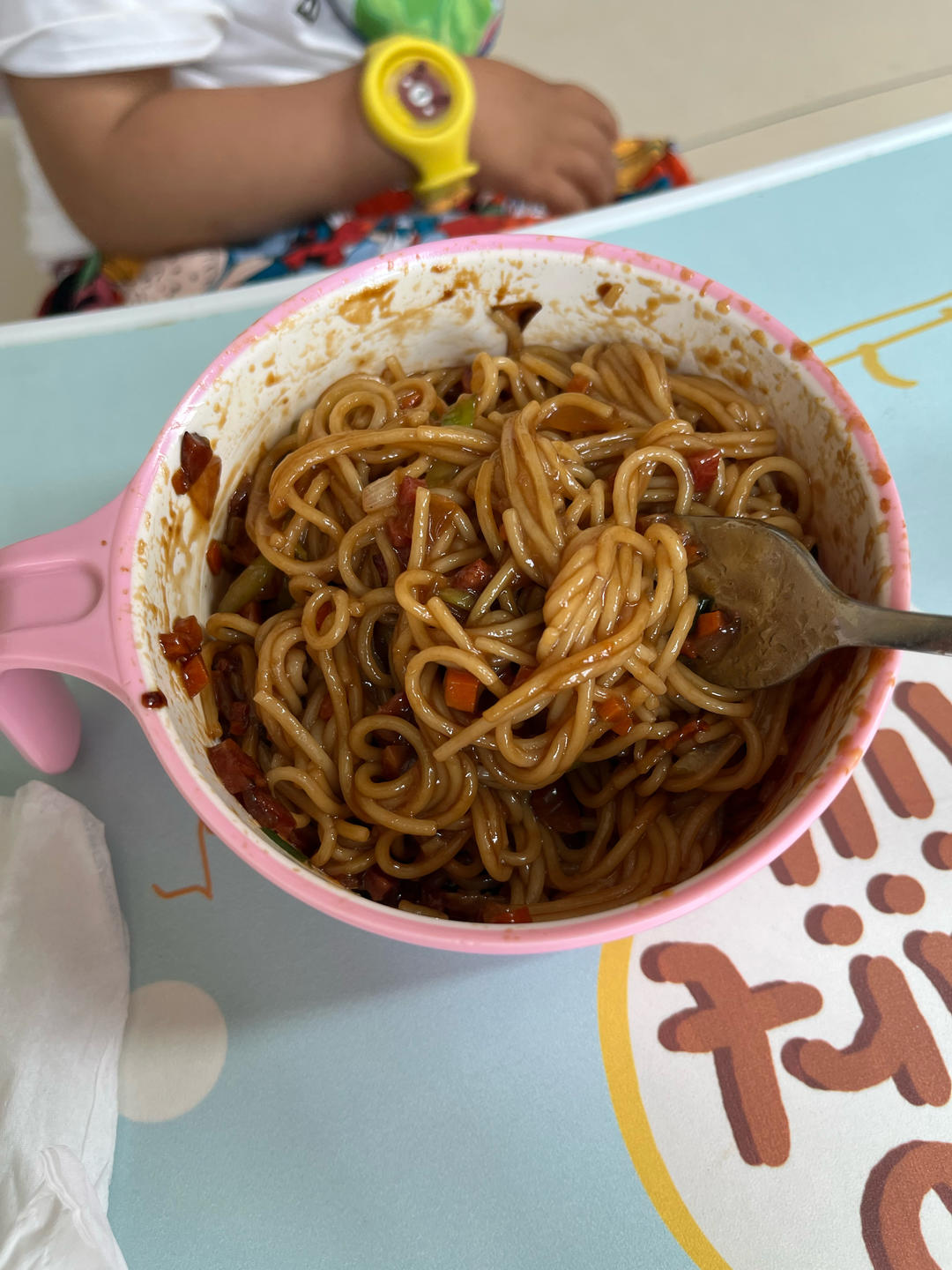 香菇土豆肉沫拌面，神奇酱汁，拌面拌饭都好吃哇