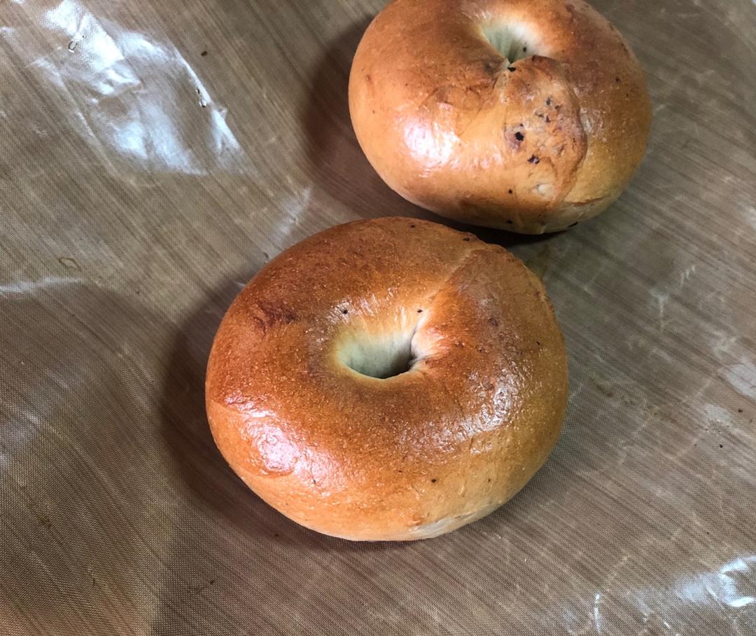 蓝莓乳酪贝果