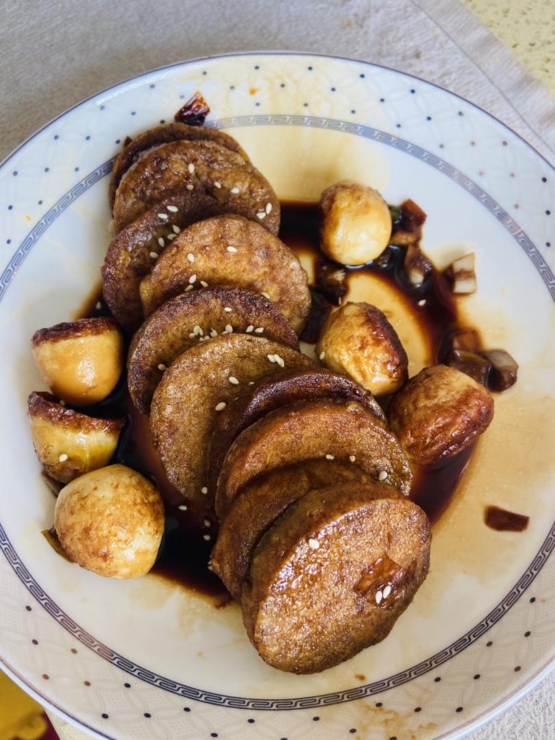 本帮红烧素鸡：素食烧得肉味来