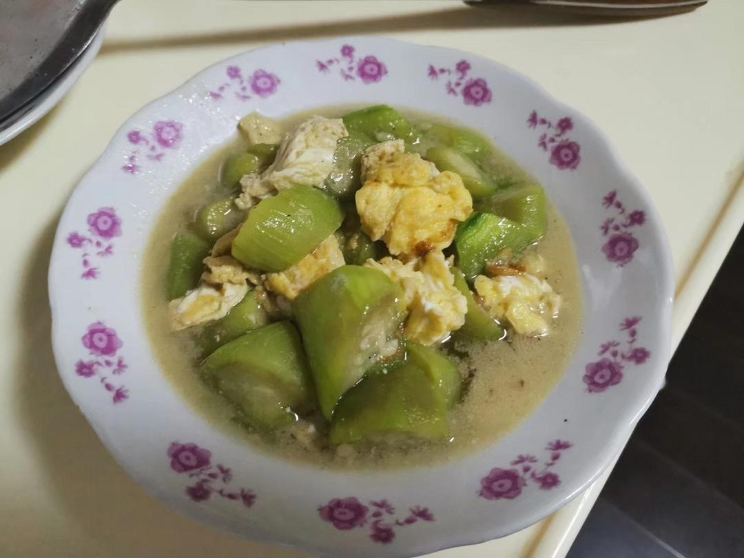 丝瓜炒蛋