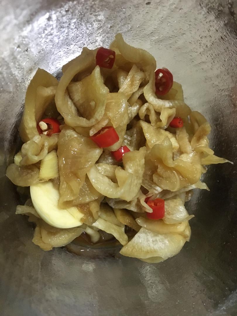 三步爽口酸酸辣辣腌萝卜片小咸菜