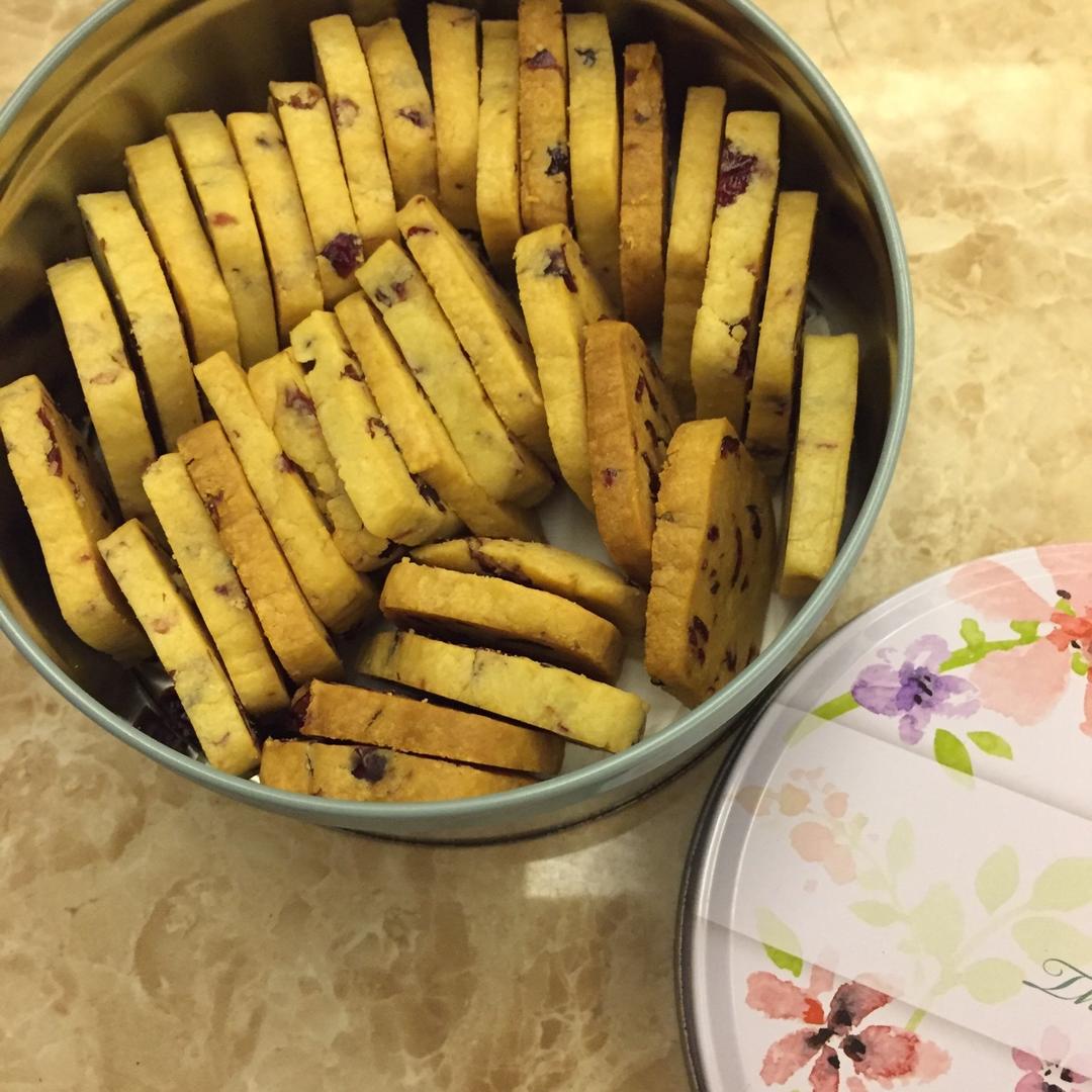 低糖少油版蔓越莓饼干