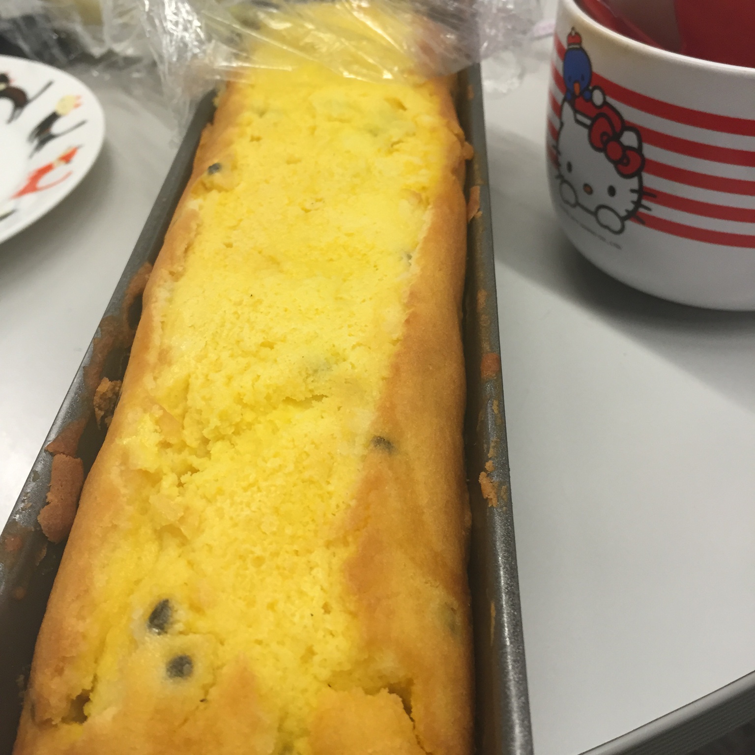 轻盈百香果磅蛋糕