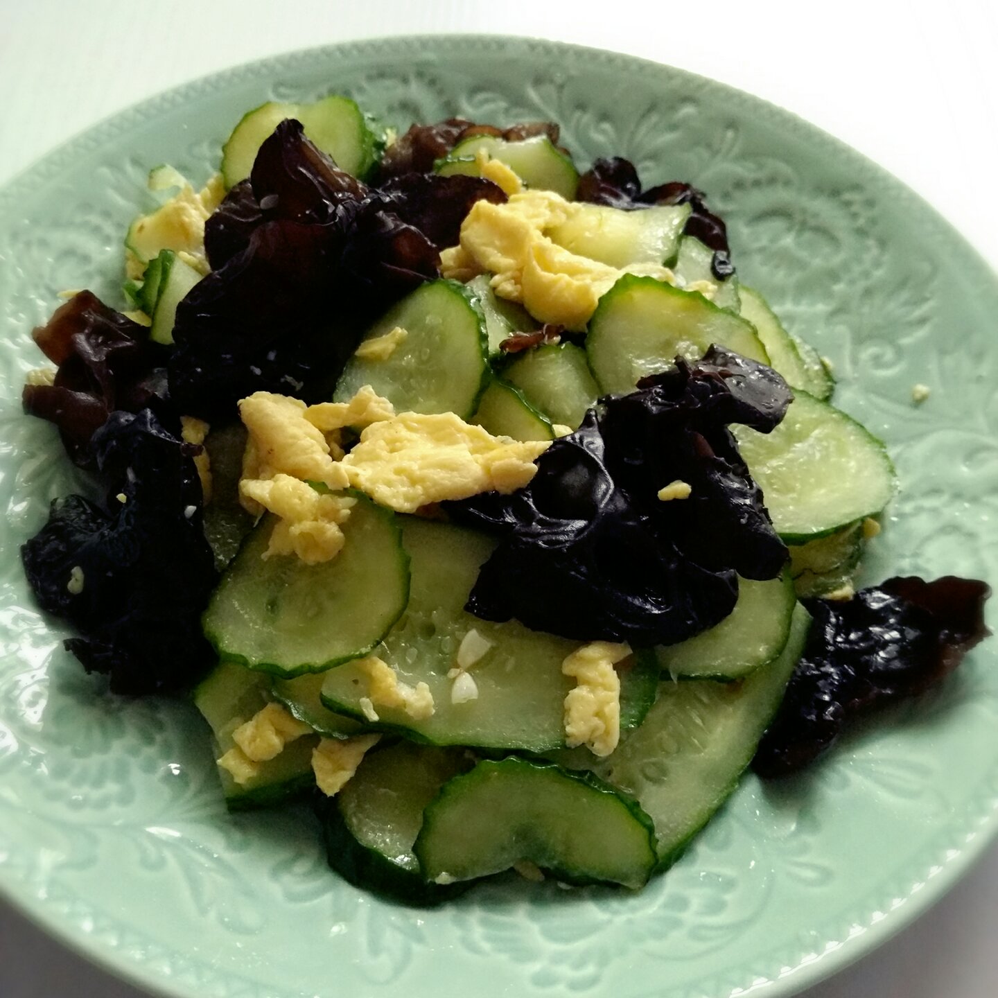 黄瓜木耳炒鸡蛋