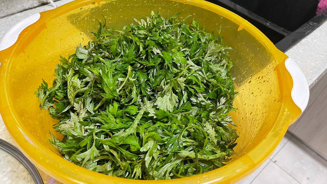 艾草青团——春天的味道     Q弹不塌陷(多图)