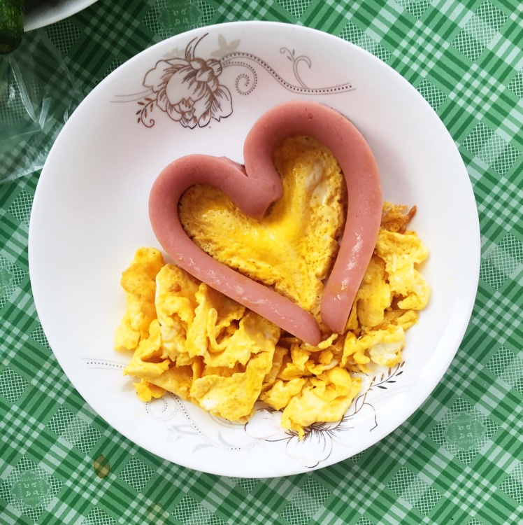 爱心蛋 早餐