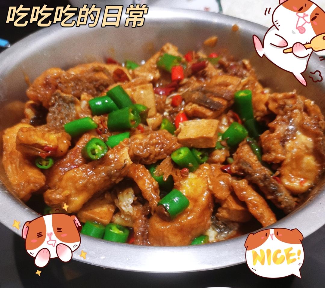 豆腐烧鱼块