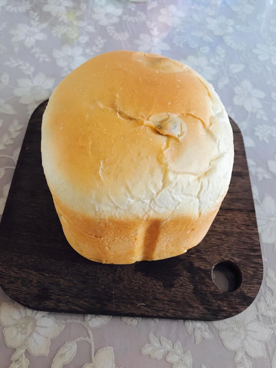 超级好吃的原味面包（面包机版）