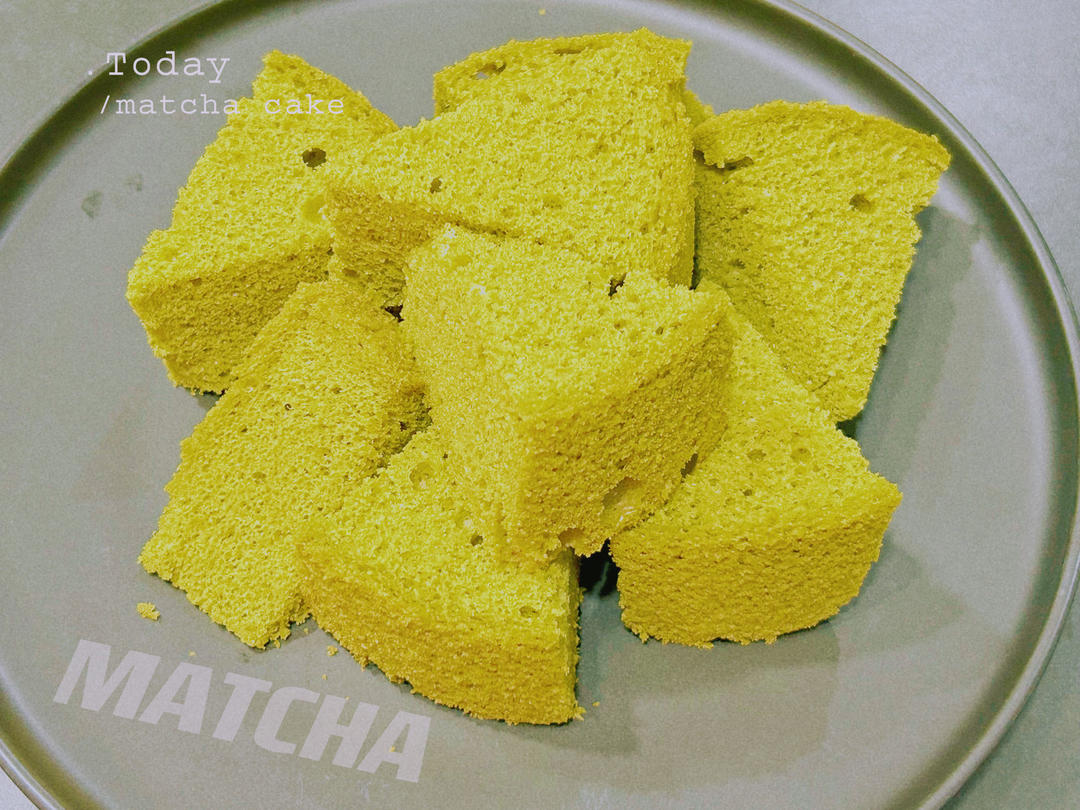 0失败 6寸抹茶戚风蛋糕