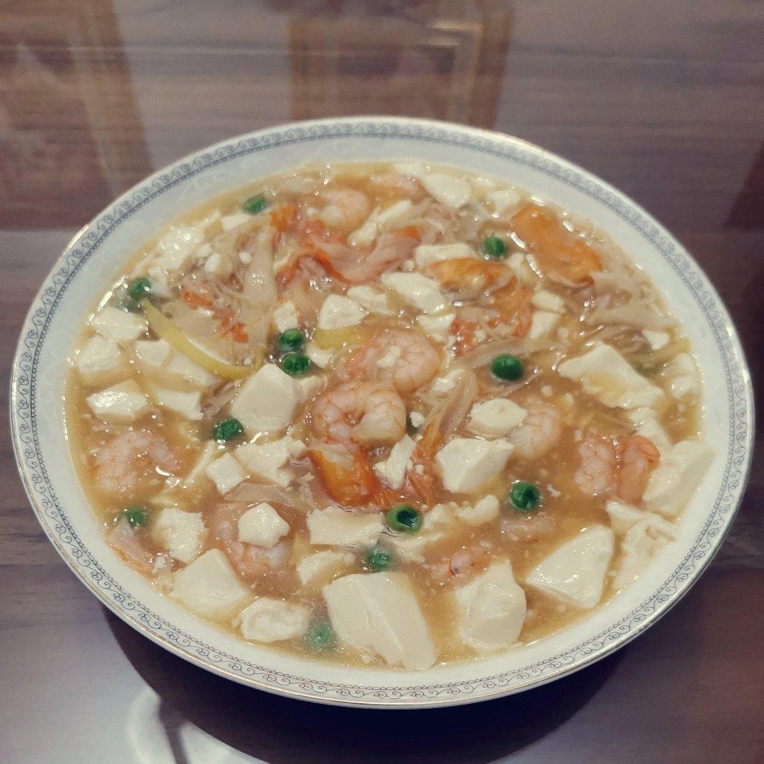 蛋黄蟹柳豆腐