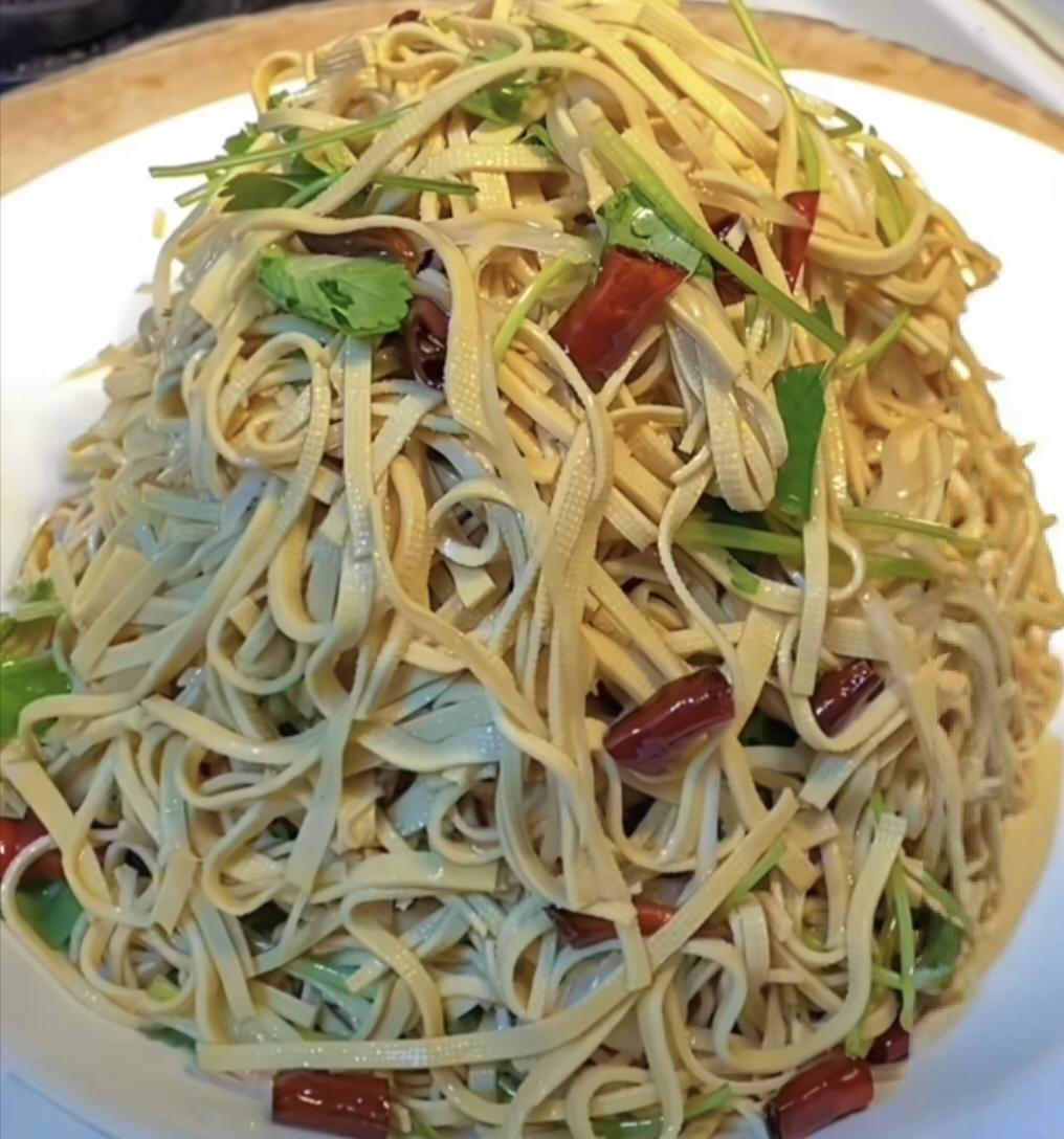 葱油干豆腐