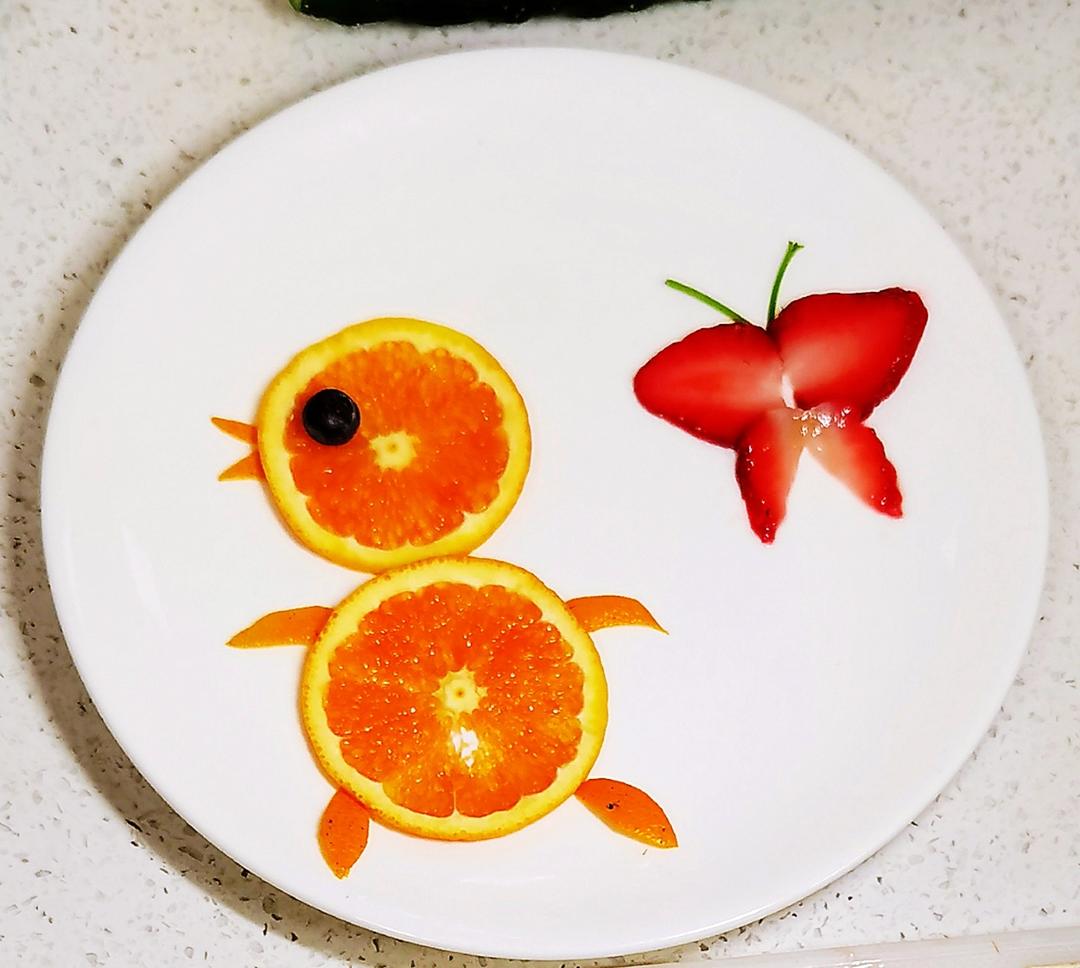果蔬拼盘–餐盘画