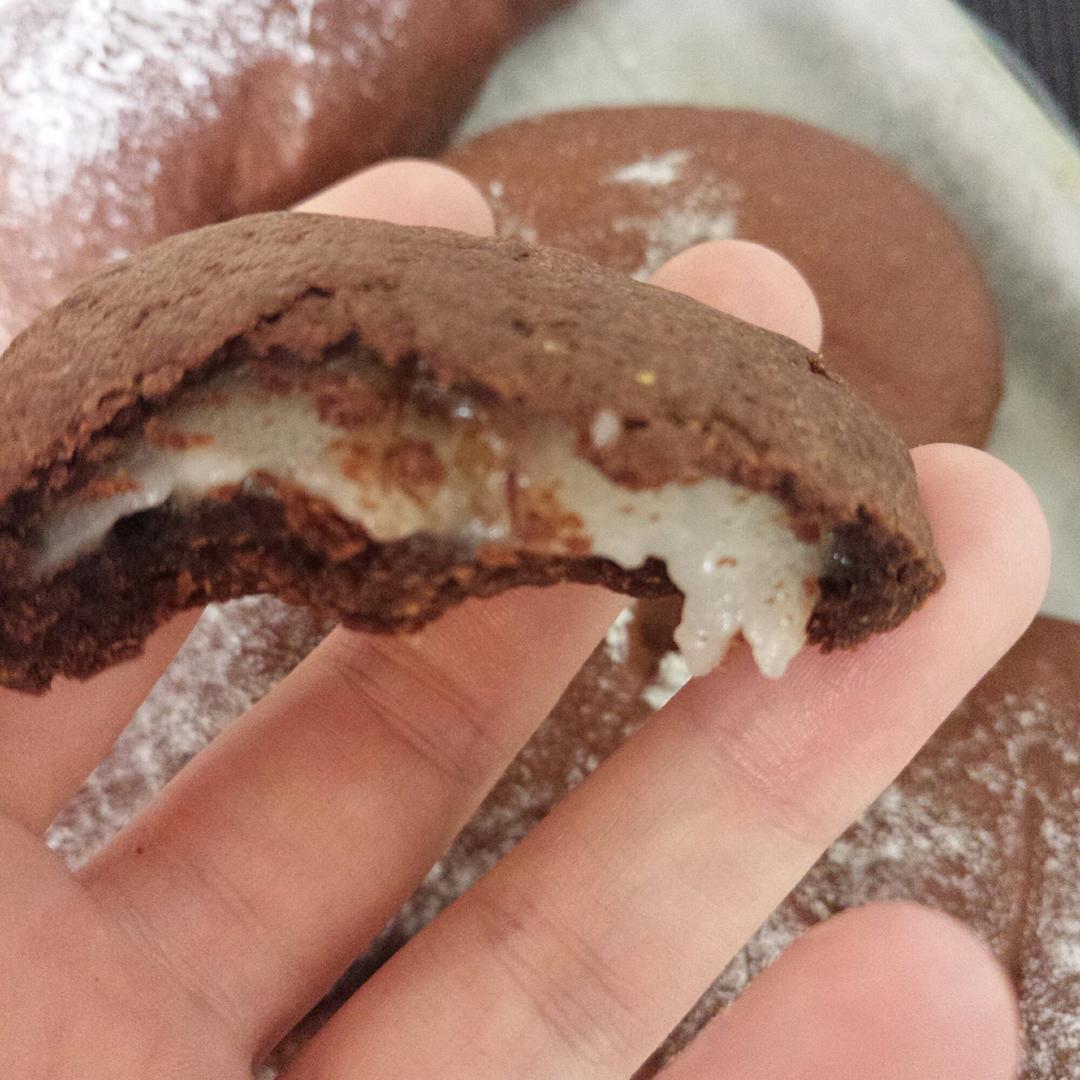 可可/抹茶麻薯夹心软曲奇