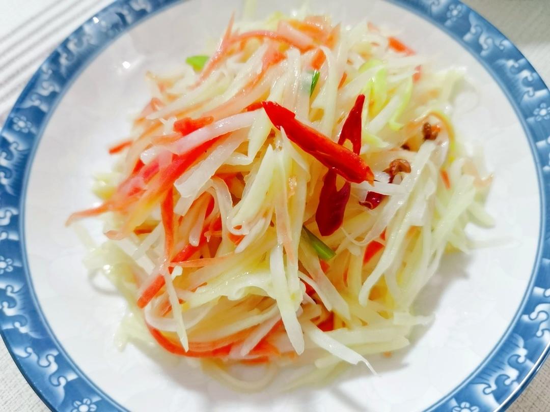 清炒双丝（土豆丝、胡萝卜丝）