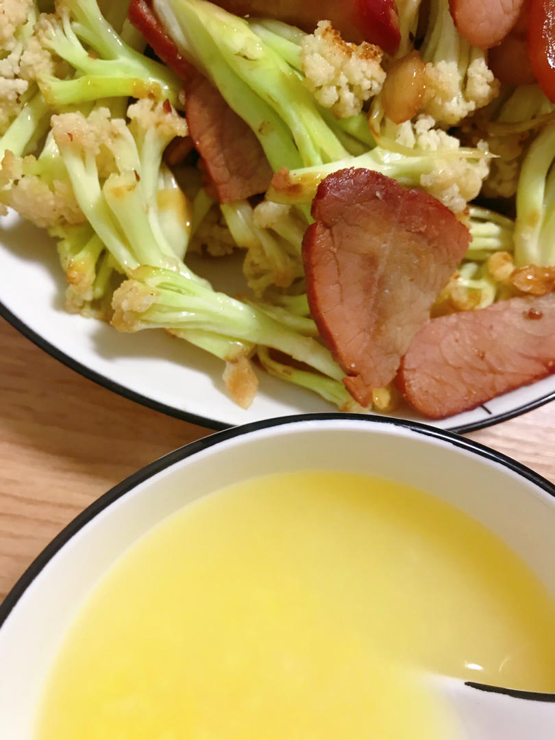 干锅花菜（腊肉版）