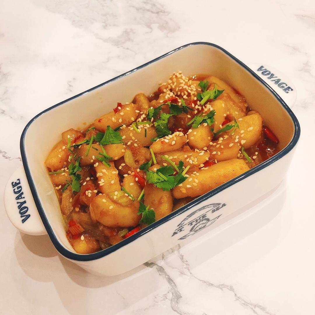 孜然香辣煎小土豆