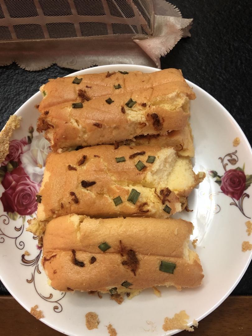 香葱肉松肥蛋糕卷～