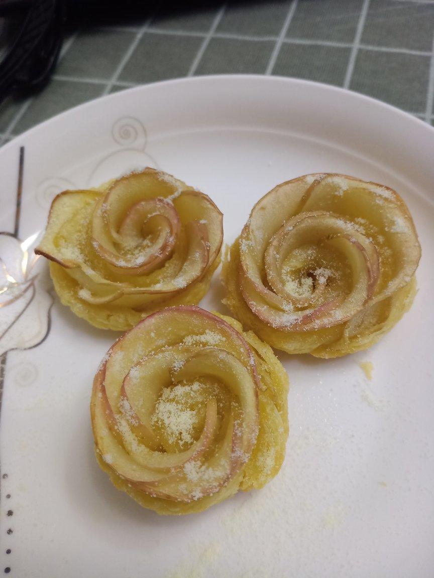 苹果玫瑰塔（手抓饼版）